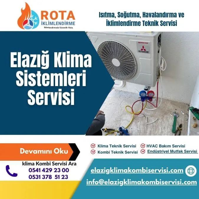 Elazığ Klima sistemleri Servisi