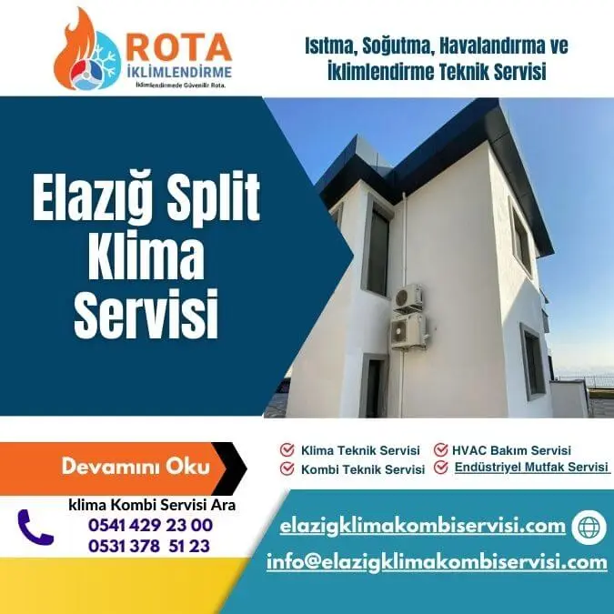 Elazığ split Klima Servisi